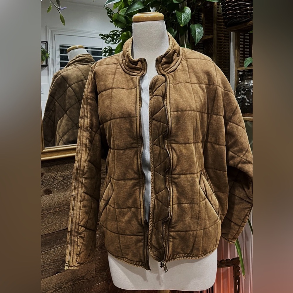 Free People Quilted Dolman Jacket - Like New - Picture 3 of 3